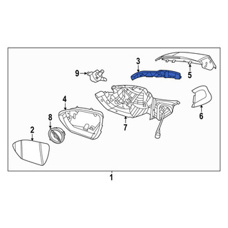 Hyundai OE - Front Left Turn Signal Light Assembly