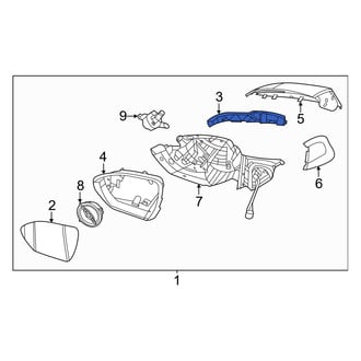 Hyundai OE - Front Left Turn Signal Light Assembly