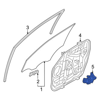 Hyundai OE - Rear Right Window Motor