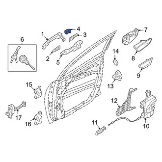 Hyundai OE - Front Right Outer Exterior Door Handle Cover