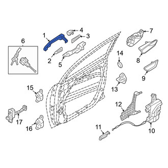 Hyundai OE - Rear Left Outer Exterior Door Handle
