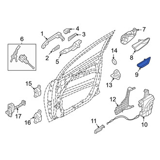 Hyundai OE - Front Right Inner Exterior Door Handle Cover