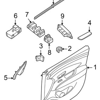 Hyundai OE - Front Door - Interior Trim (Korea Built)