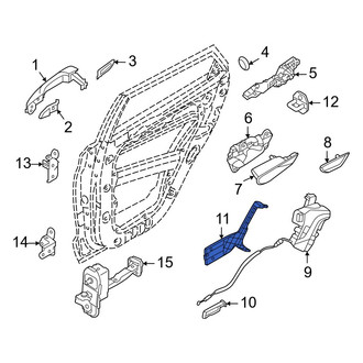 Hyundai OE - Left Door Latch Bracket