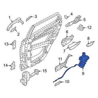 Hyundai OE - Front Left Door Latch Assembly