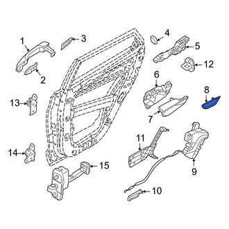 Hyundai OE - Front Right Outer Exterior Door Handle Cover