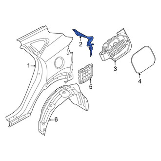 Hyundai OE - Rear Left Tail Light Pocket