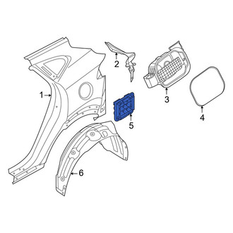 Hyundai OE - Rear Left Quarter Panel Vent