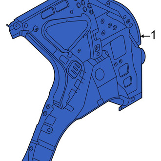 Hyundai OE - Rear Right Outer Quarter Panel