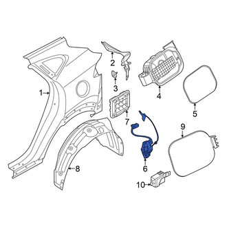 Hyundai OE - Rear Fuel Filler Door Lock Actuator