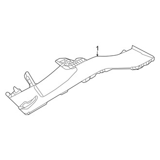 Hyundai OE - Quarter Panel - Interior Trim (1.6L)
