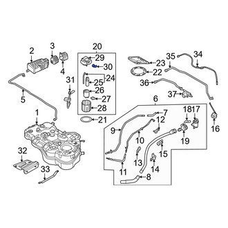 Hyundai OE - Fuel Pressure Sensor