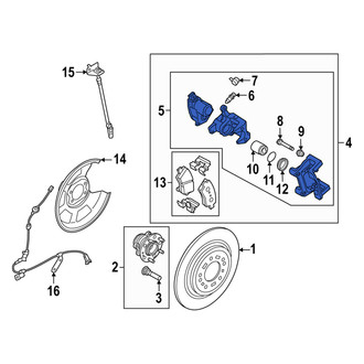 Hyundai OE - Rear Left Disc Brake Caliper