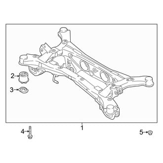 Hyundai OE - Rear Suspension - Suspension Mounting (Limited / SE / SEL / XRT FWD)
