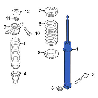Hyundai OE - Rear Suspension Shock Absorber