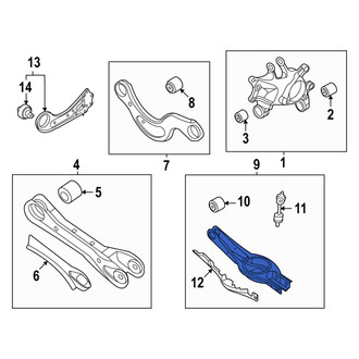 Hyundai OE - Rear Left Lower Rearward Suspension Control Arm