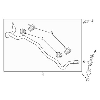 Hyundai OE - Rear Suspension - Stabilizer Bar & Components (Limited / N Line / SE / SEL / XRT AWD)