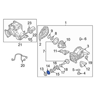 Hyundai OE - Rear Differential Pinion Seal