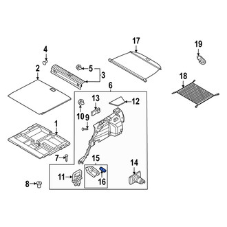 Hyundai OE - Rear Left Trunk Light Bulb