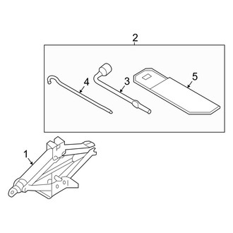 Hyundai OE - Rear Body & Floor - Jack & Components (USA Built), (Limited / SE / SEL / XRT)