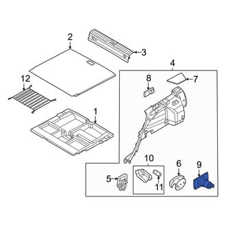 Hyundai OE - Rear Left 12 Volt Accessory Power Outlet