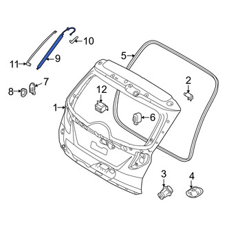 Hyundai OE - Left Liftgate Lift Support