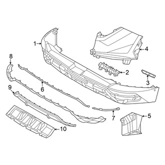 Hyundai OE - Rear Bumper - Bumper & Components (Cover & Trim)
