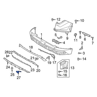 Hyundai OE - Rear Tow Eye Cap