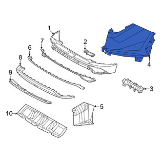 Hyundai OE - Rear Left Upper Bumper Cover