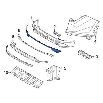Hyundai OE - Rear Upper Bumper Trim