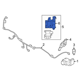 Hyundai OE - Right Blind Spot Detection System Warning Sensor Bracket