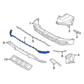Hyundai OE - Rear Lower Bumper Trim