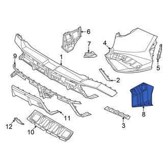 Hyundai OE - Rear Right Bumper Splash Shield
