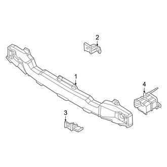 Hyundai OE - Rear Bumper - Bumper & Components (Mount Components), (Blue Hybrid / Limited Hybrid / Luxury Hybrid / SEL Convenience Hybrid / SEL Plug-In Hybrid / Ultimate Hybrid)