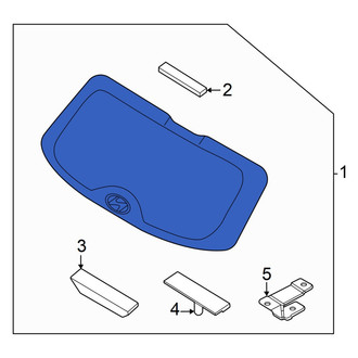 Hyundai OE - Rear Liftgate Glass
