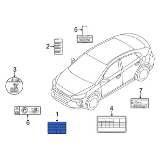 Hyundai OE - Emission Label