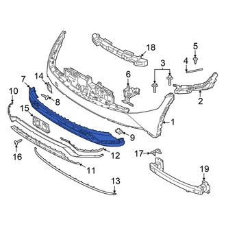 Hyundai OE - Front Lower Bumper Cover