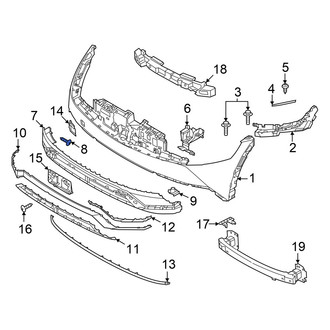 Hyundai OE - Bumper Impact Bar Screw