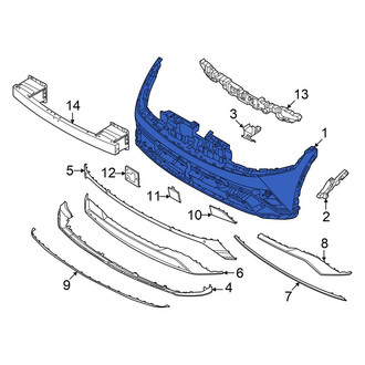 Hyundai OE - Front Upper Bumper Cover