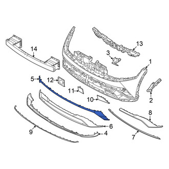 Hyundai OE - Front Center Bumper Trim