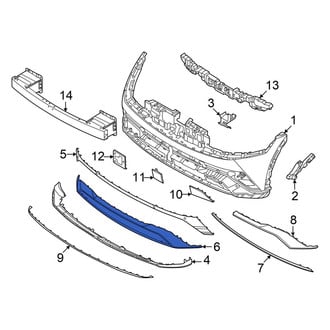Hyundai OE - Front Lower Bumper Trim