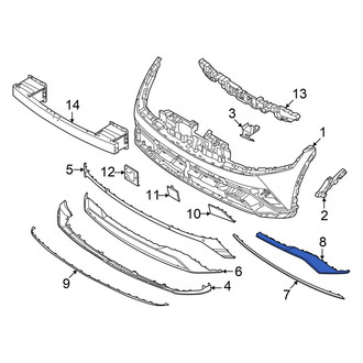 Hyundai OE - Front Lower Bumper Trim