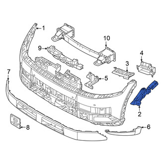 Hyundai OE - Front Left Bumper Cover Bracket