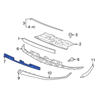 Hyundai OE - Grille Molding Bracket