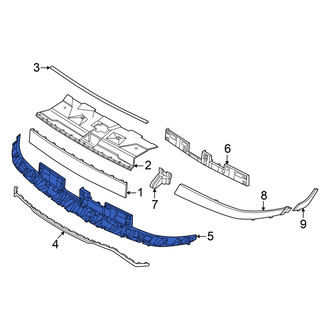 Hyundai OE - Front Grille Molding Bracket