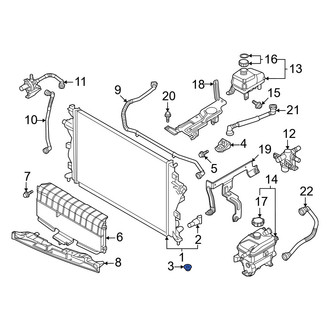 Hyundai OE - Lower Radiator Insulator