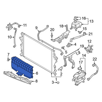 Hyundai OE - Front Radiator Support Air Duct