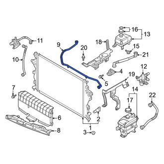Hyundai OE - Upper Radiator Coolant Hose