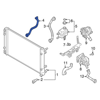 Hyundai OE - Inner Drive Motor Inverter Radiator Hose