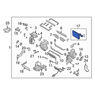 Hyundai OE - A/C Evaporator Core